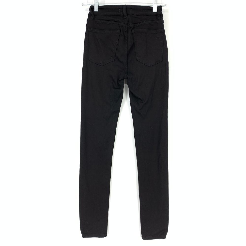 DL1961 Florence Women's Sz 25 Mid Rise Instasculpt Skinny Denim Jeans Black Hail - Picture 3 of 9